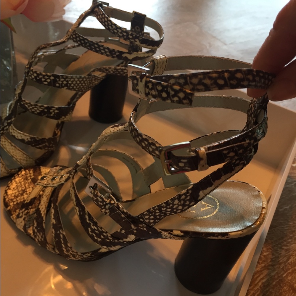 ASH python gladiator sandal heels size EU 36/US 6M